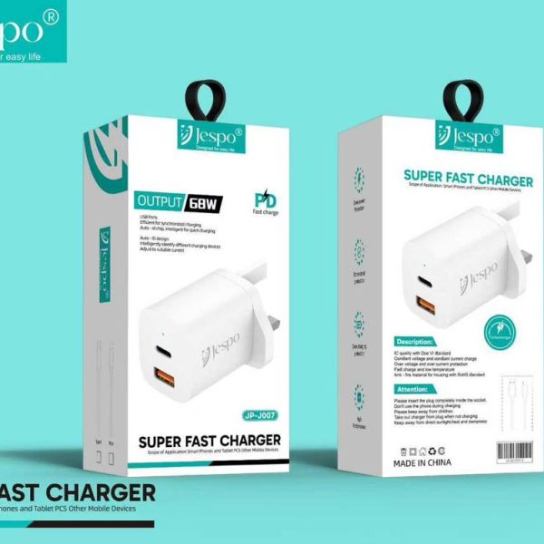 Jespo JP-J007 68W Super Fast Charger
