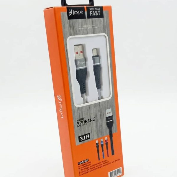 Jespo JP-199 High Spring Data Cable 3.1A