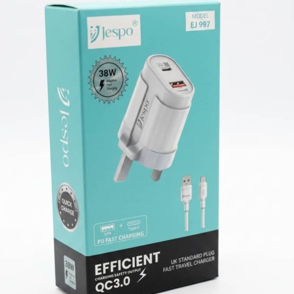 Jespo EJ-997 38W Adaptive Fast Charger